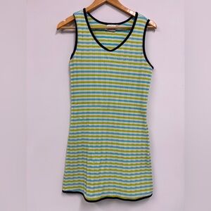 Vintage Lily’s of Beverly Hills Striped Sleeveless Tennis Dress